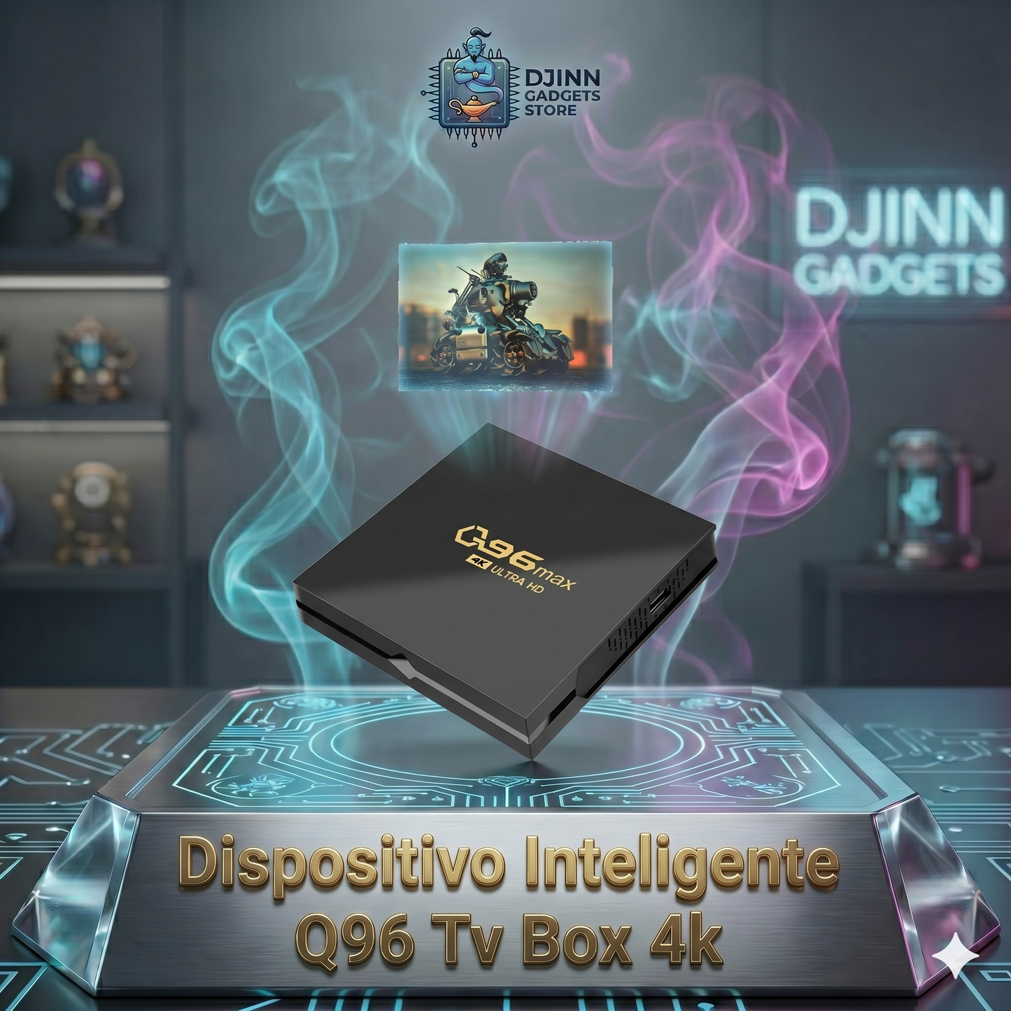 Dispositivo Inteligente Q96 TV Box 4K