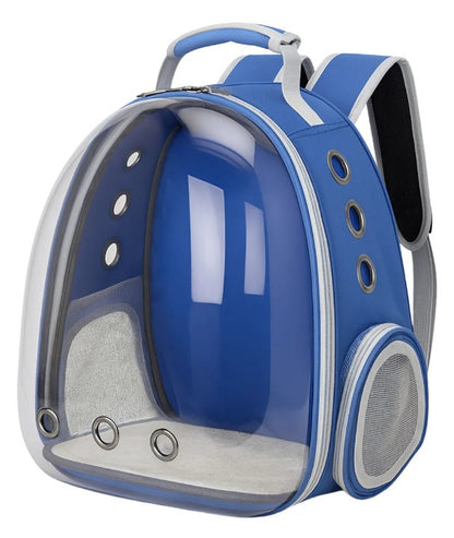 Mochila transparente mascotas