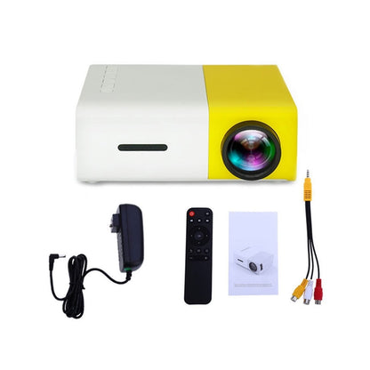 Mini Proyector LED Portátil: Tu Cine en Casa de 80"
