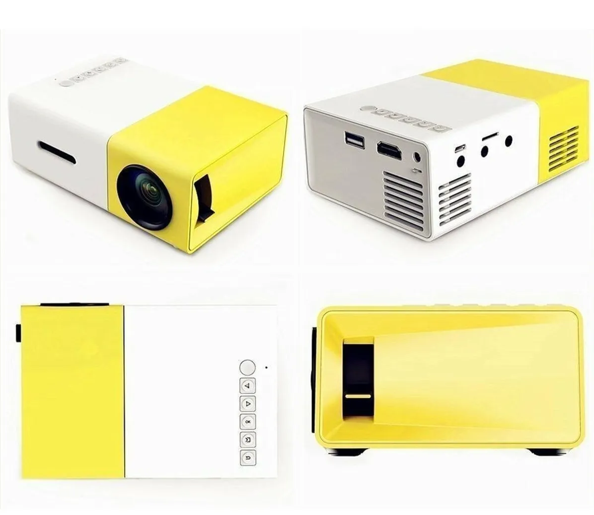 Mini Proyector LED Portátil: Tu Cine en Casa de 80"
