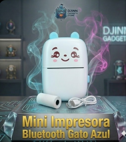 Mini Impresora Portátil Bluetooth Gato