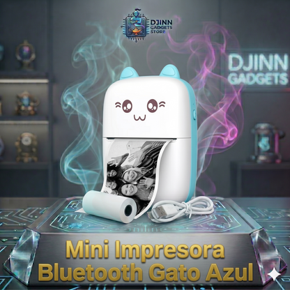 Mini Impresora Portátil Bluetooth Gato