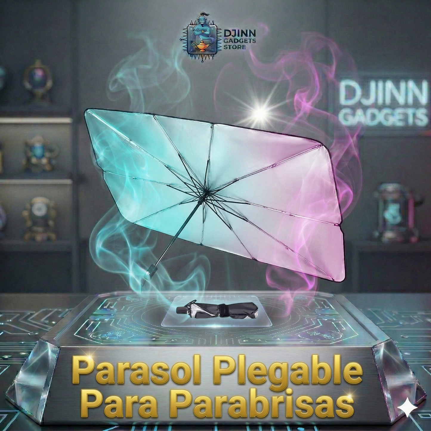 Parasol Plegable Para Parabrisas