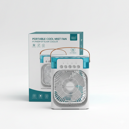 Ventilador Portatil Con Humidificador
