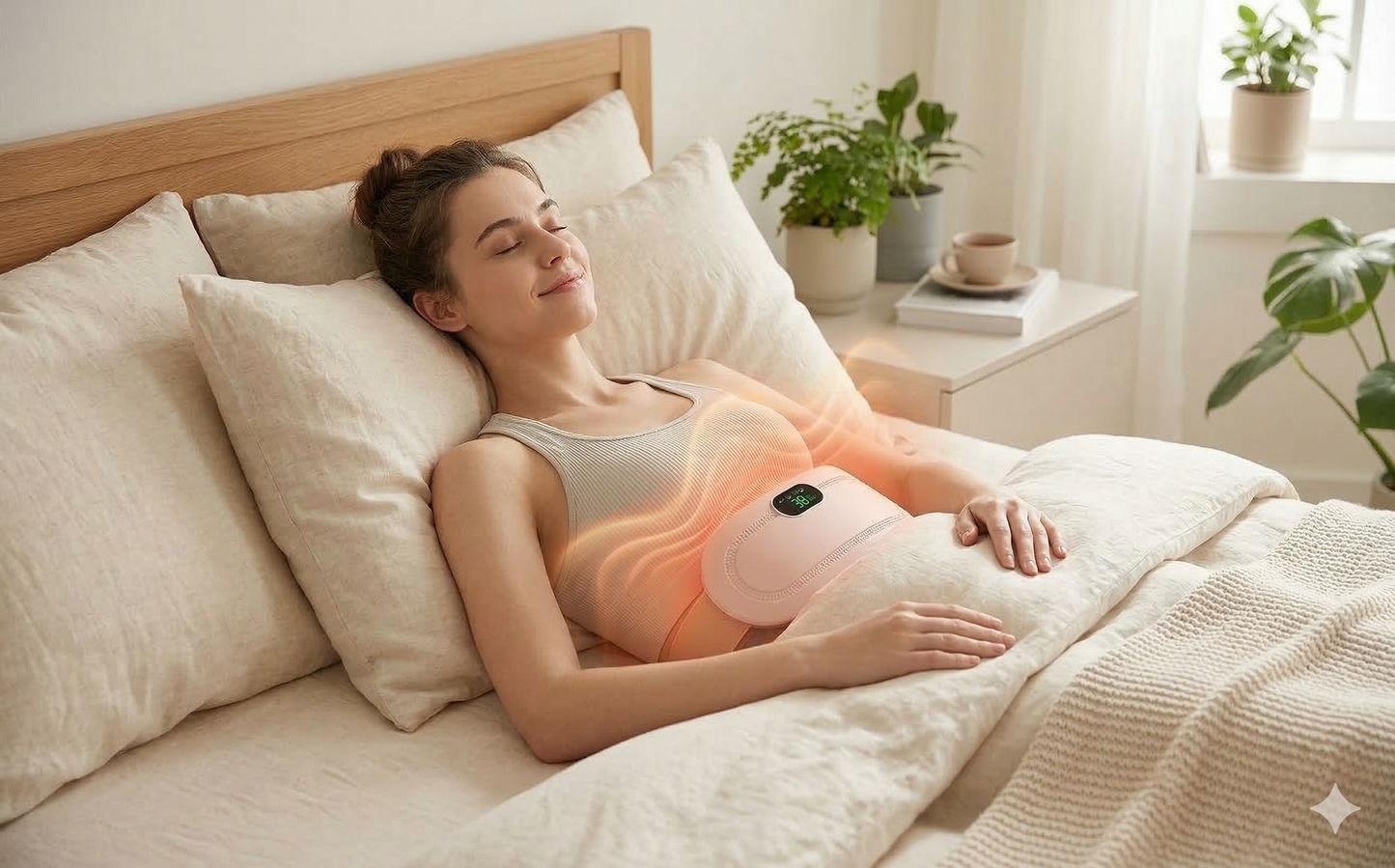 Cinturon Menstrual Masajeador Vientre