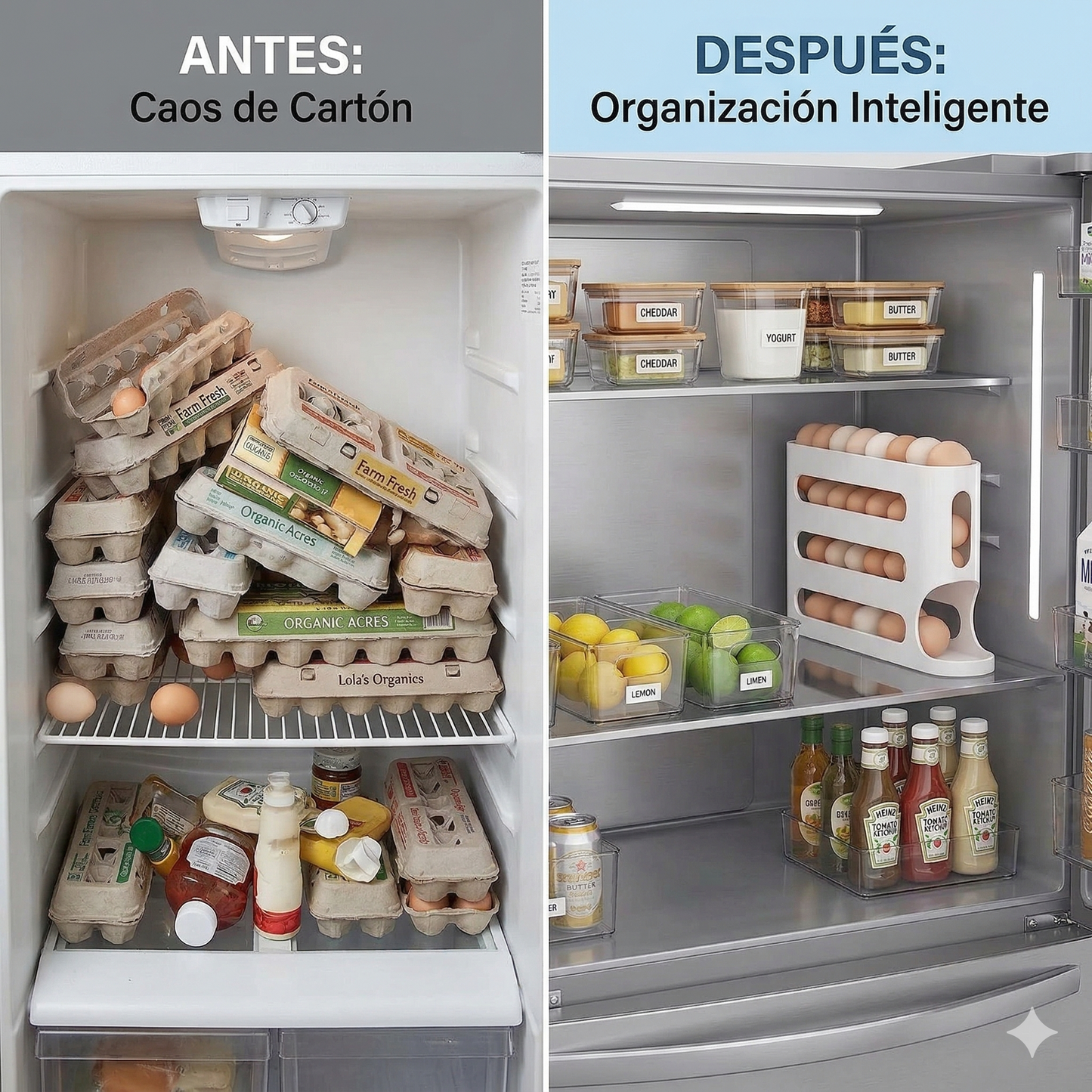 Dispensador De Huevo 4 Niveles huevera