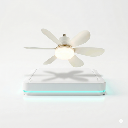Ampolleta LED + Ventilador de Techo