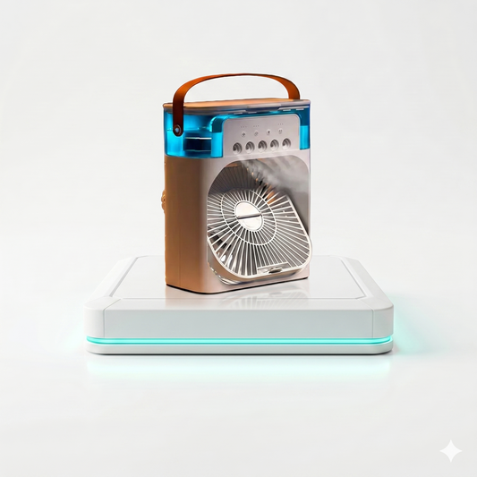 Ventilador Portatil Con Humidificador