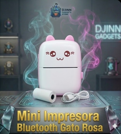 Mini Impresora Portátil Bluetooth Gato